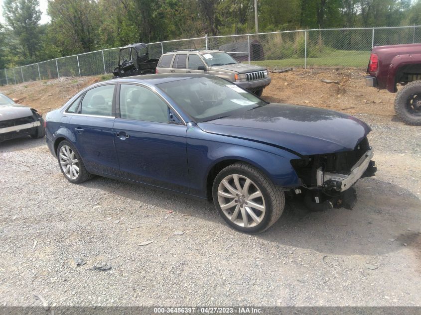 2013 AUDI A4 PREMIUM PLUS - WAUEFAFL6DN040665