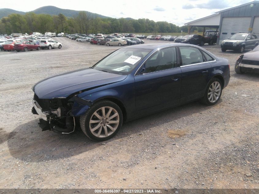 2013 AUDI A4 PREMIUM PLUS - WAUEFAFL6DN040665