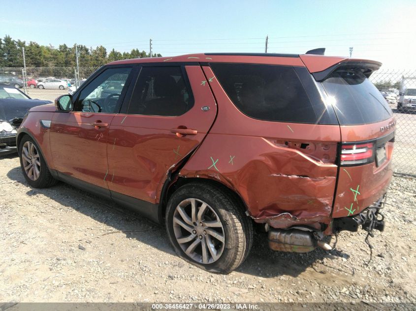 2017 LAND ROVER DISCOVERY HSE SALRRBBV8HA033277