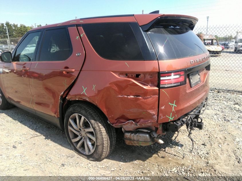2017 LAND ROVER DISCOVERY HSE SALRRBBV8HA033277