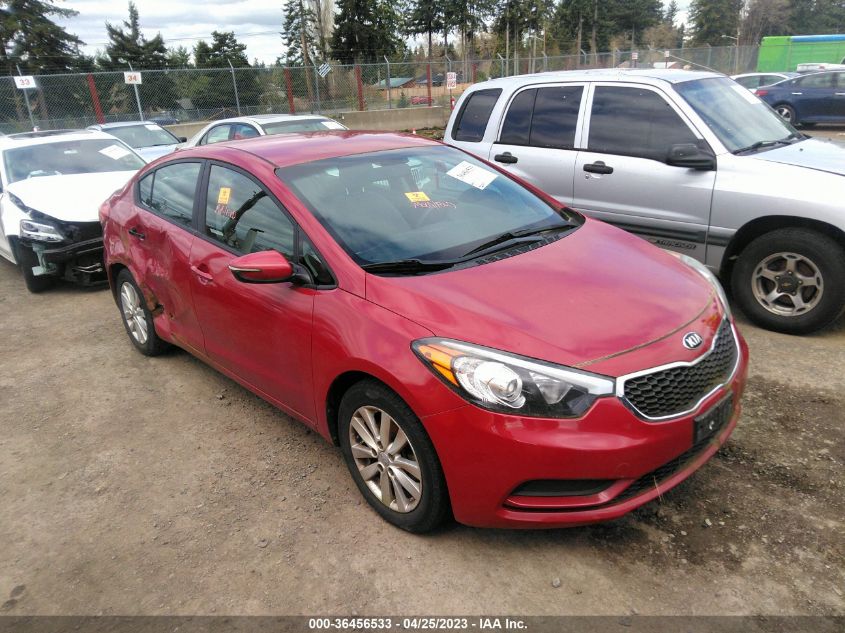 2014 KIA FORTE LX - KNAFX4A67E5182853