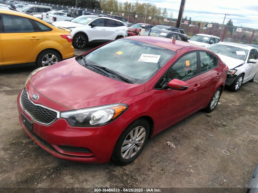 2014 KIA FORTE LX - KNAFX4A67E5182853