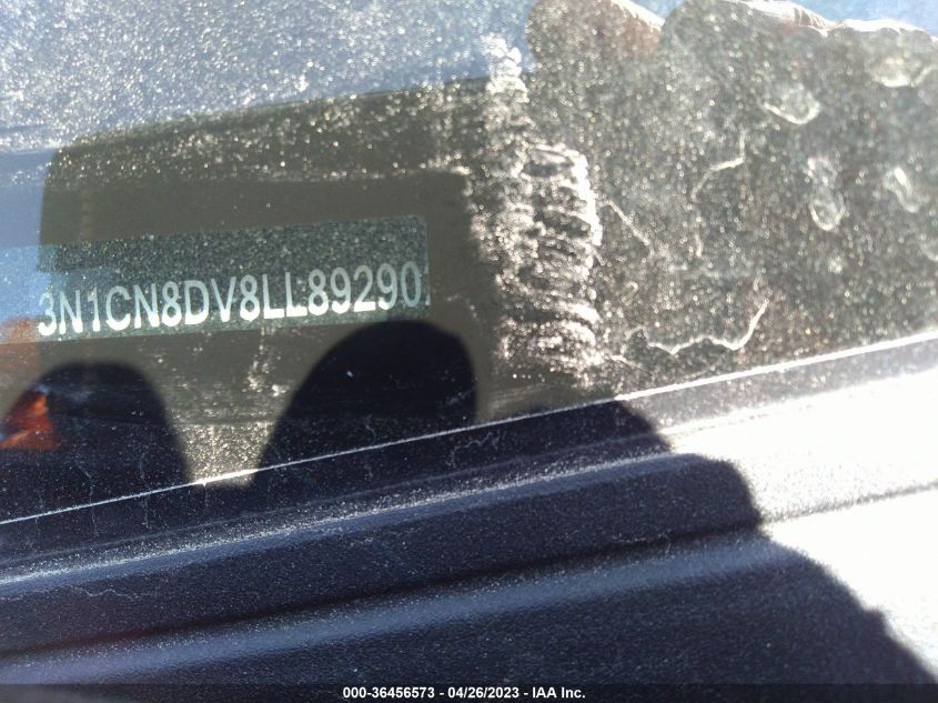 2020 NISSAN VERSA S - 3N1CN8DV8LL892902