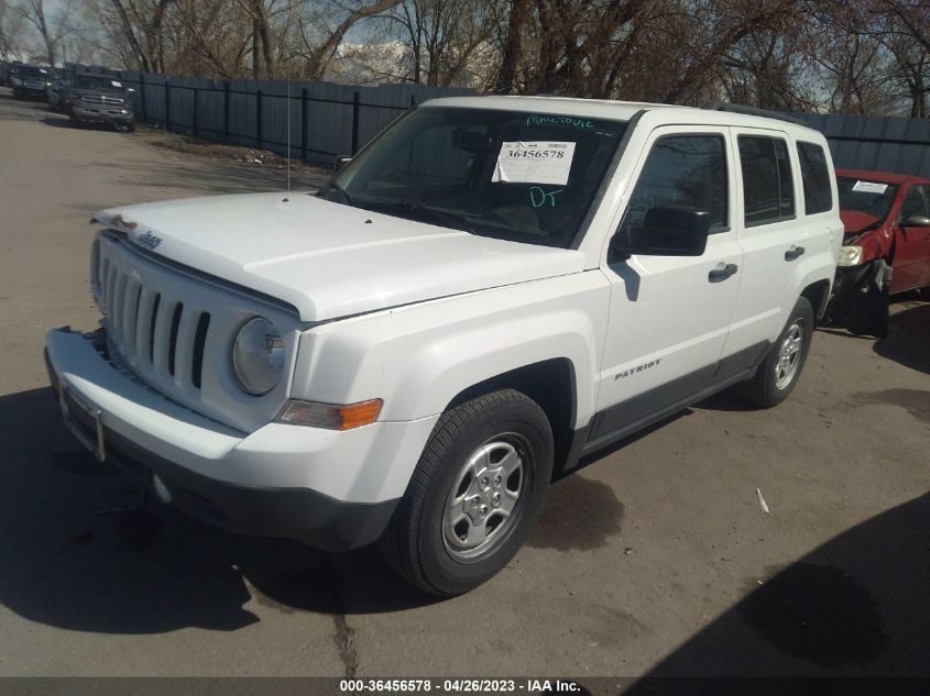 2016 JEEP PATRIOT SPORT - 1C4NJPBA3GD562494