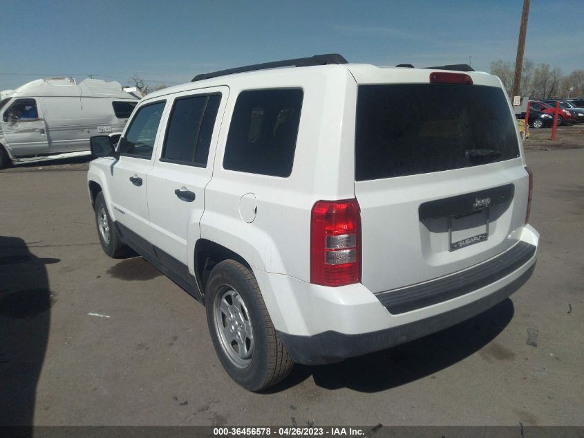 2016 JEEP PATRIOT SPORT - 1C4NJPBA3GD562494