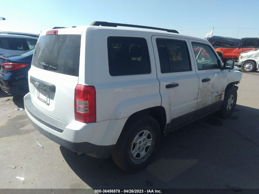 2016 JEEP PATRIOT SPORT - 1C4NJPBA3GD562494