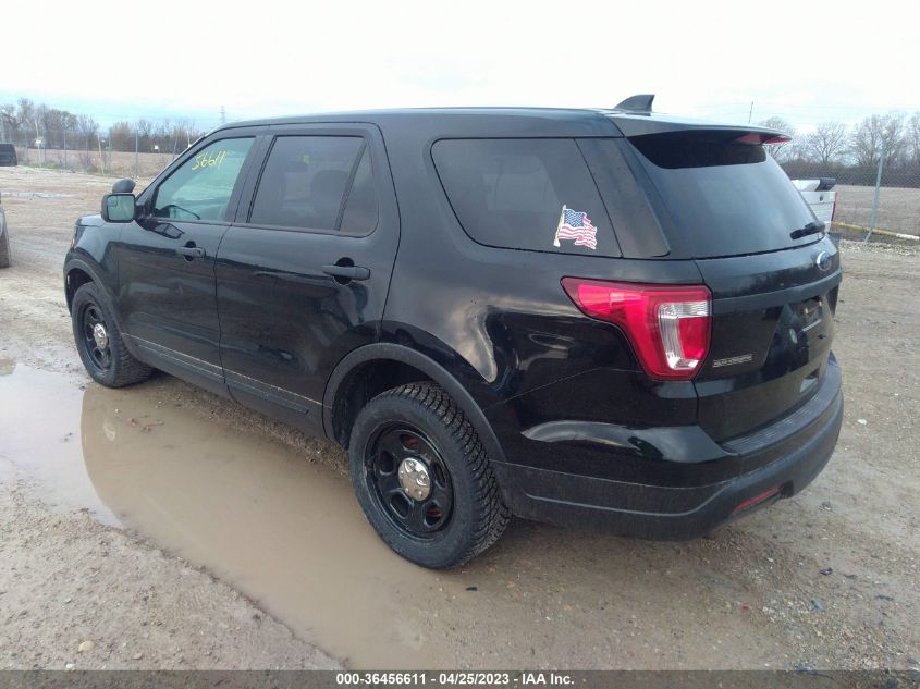 2018 FORD POLICE INTERCEPTOR 1FM5K8AR3JGA84475