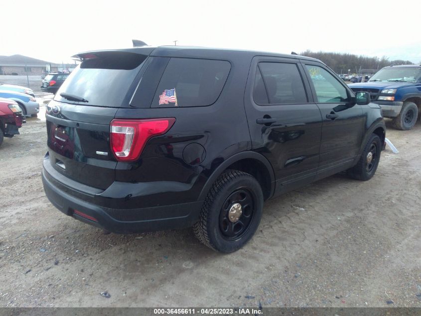 2018 FORD POLICE INTERCEPTOR 1FM5K8AR3JGA84475