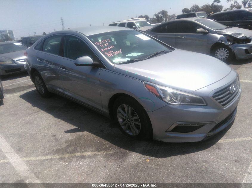 2015 HYUNDAI SONATA 2.4L SE - 5NPE24AF2FH007148