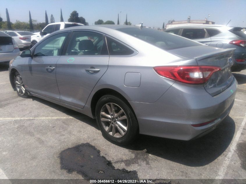 2015 HYUNDAI SONATA 2.4L SE - 5NPE24AF2FH007148