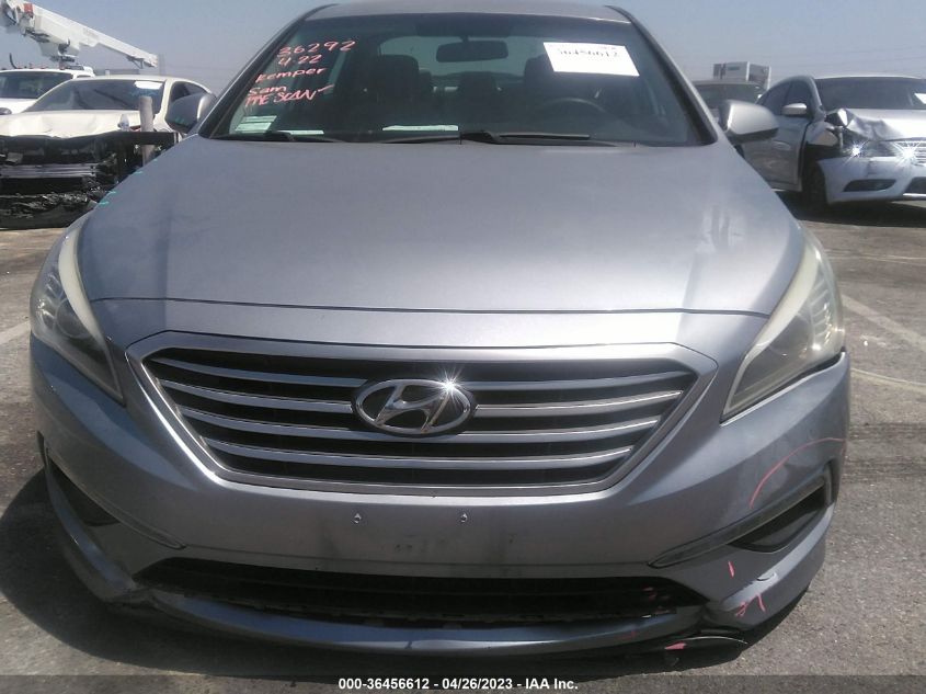 2015 HYUNDAI SONATA 2.4L SE - 5NPE24AF2FH007148