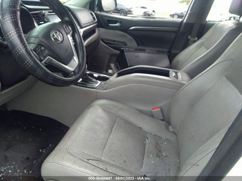 2014 TOYOTA HIGHLANDER LIMITED - 5TDYKRFH1ES018896