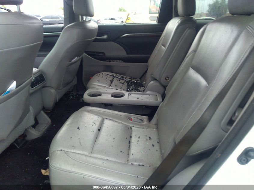2014 TOYOTA HIGHLANDER LIMITED - 5TDYKRFH1ES018896