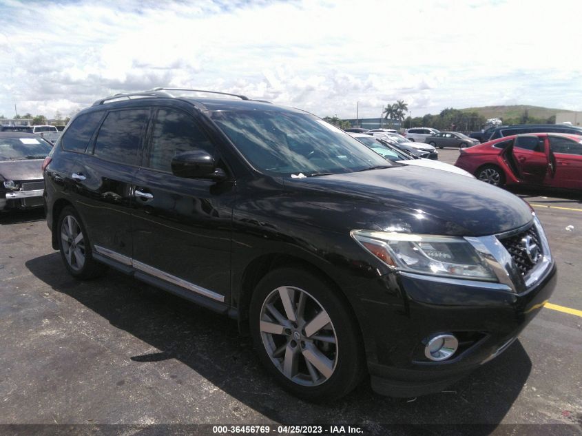 2014 NISSAN PATHFINDER PLATINUM - 5N1AR2MN7EC687359