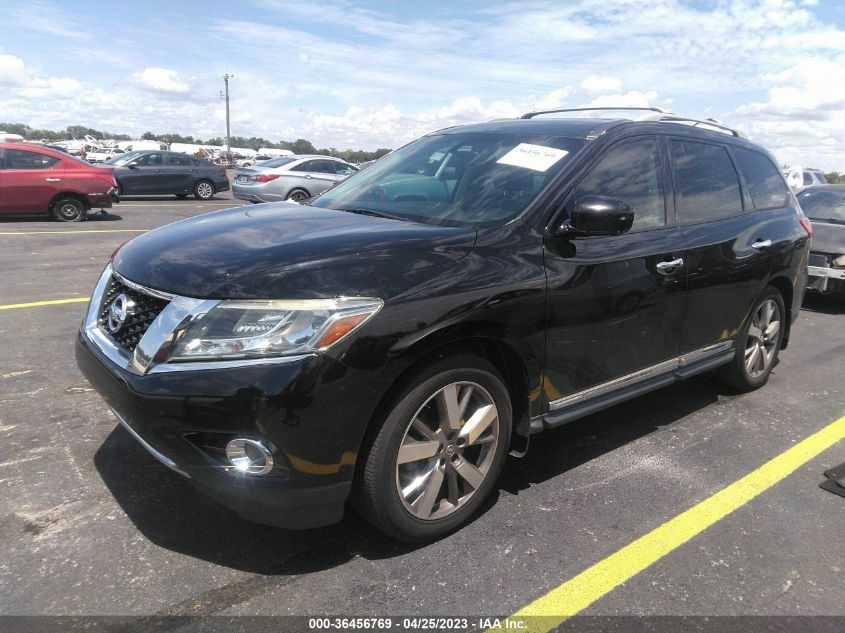 2014 NISSAN PATHFINDER PLATINUM - 5N1AR2MN7EC687359