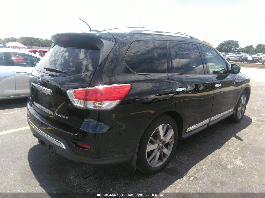 2014 NISSAN PATHFINDER PLATINUM - 5N1AR2MN7EC687359