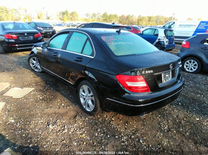 2013 MERCEDES-BENZ C-CLASS C 300 - WDDGF8AB4DG121760