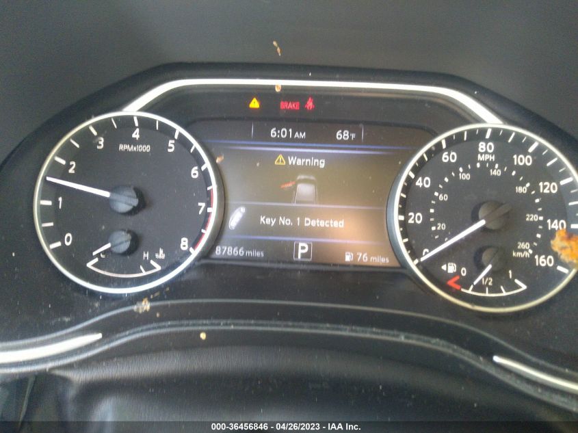 2018 NISSAN MAXIMA SV - 1N4AA6APXJC374119