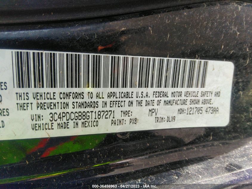 2016 DODGE JOURNEY CROSSROAD PLUS - 3C4PDCGB8GT187271