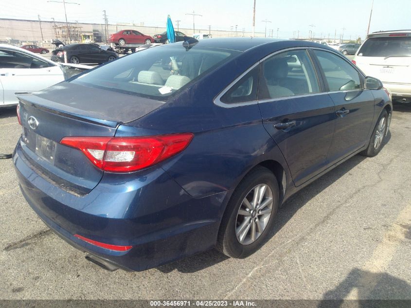 2015 HYUNDAI SONATA 2.4L SE - 5NPE24AF1FH017461