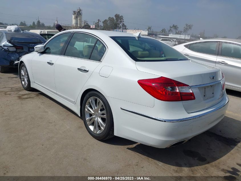 2013 HYUNDAI GENESIS 3.8L - KMHGC4DD5DU225776