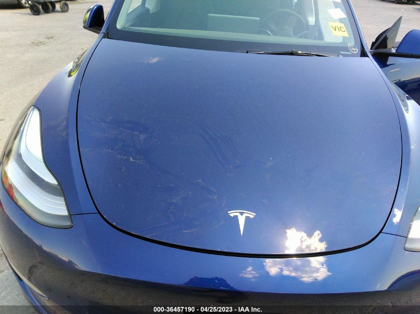 2022 TESLA MODEL Y LONG RANGE - 7SAYGDEE8NF462554