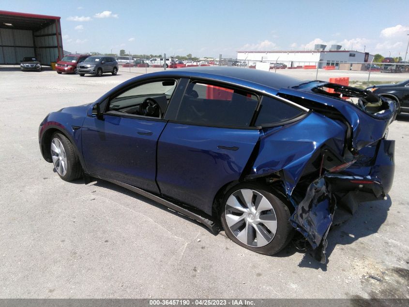 2022 TESLA MODEL Y LONG RANGE - 7SAYGDEE8NF462554