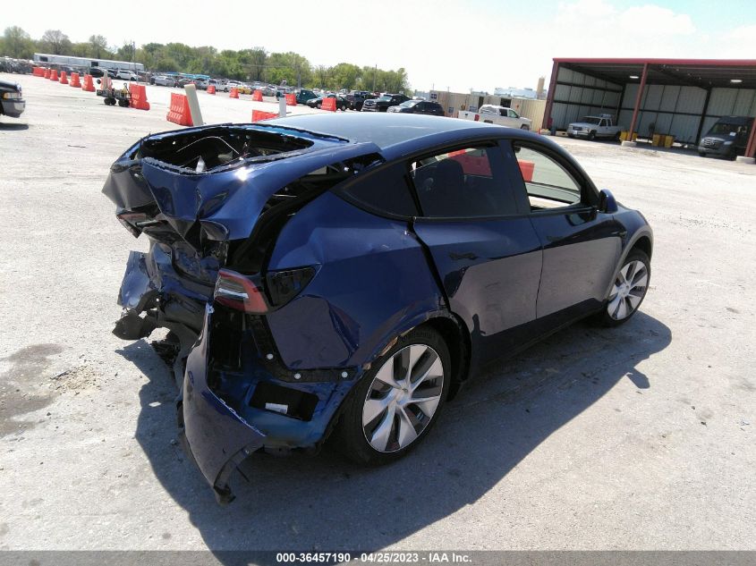 2022 TESLA MODEL Y LONG RANGE - 7SAYGDEE8NF462554