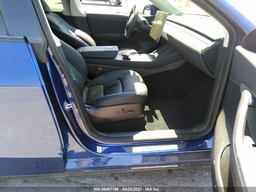 2022 TESLA MODEL Y LONG RANGE - 7SAYGDEE8NF462554