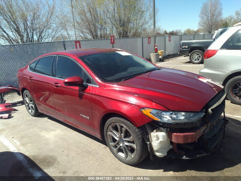 2017 FORD FUSION HYBRID SE - 3FA6P0LU9HR165440