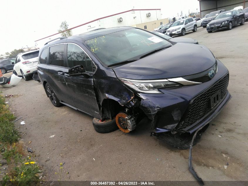 5TDDRKEC6MS035411 2021 TOYOTA SIENNA, photo no. 1