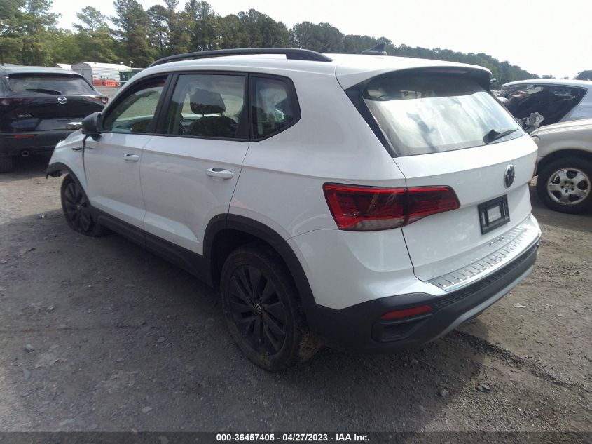 2022 VOLKSWAGEN TAOS S - 3VVDX7B22NM058010