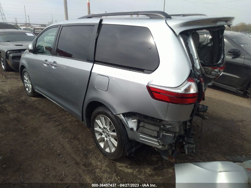 2015 TOYOTA SIENNA LTD/XLE/XLE PREMIUM - 5TDDK3DC0FS119836