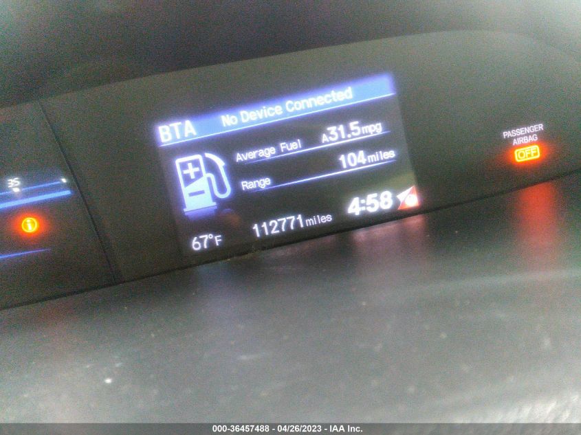 2015 HONDA CIVIC SEDAN LX - 19XFB2F53FE111788