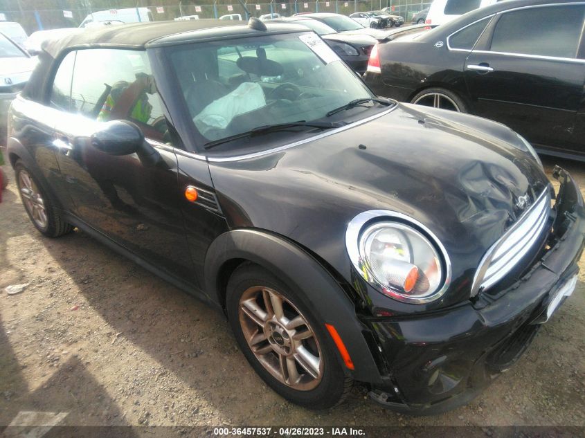 2013 MINI COOPER CONVERTIBLE - WMWZN3C51DT568437
