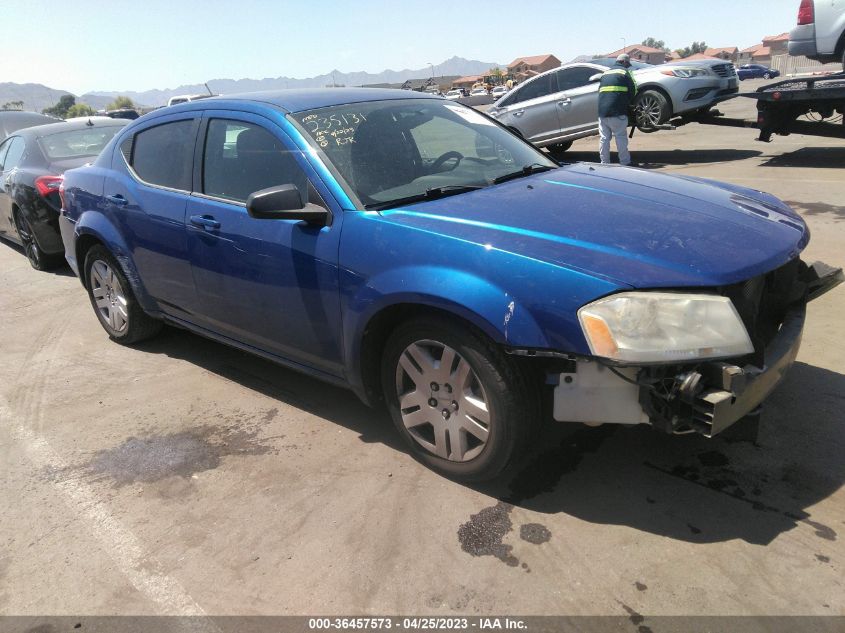 2013 DODGE AVENGER SE - 1C3CDZAB2DN514662