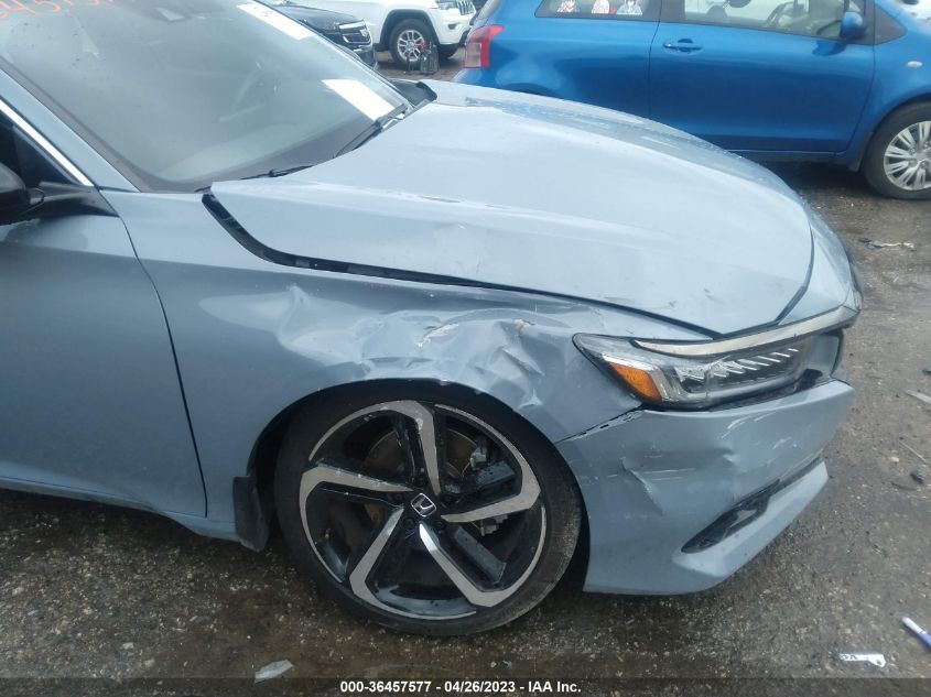 2021 HONDA ACCORD SEDAN SPORT - 1HGCV1F35MA068463