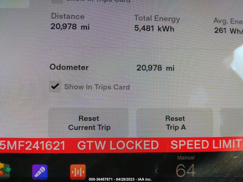 2021 TESLA MODEL Y LONG RANGE - 5YJYGDEE5MF241621