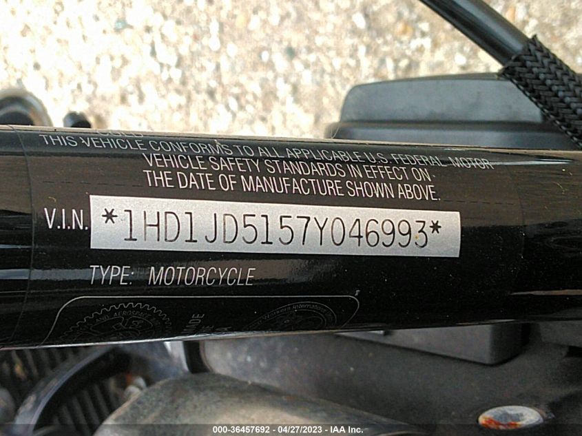 2007 HARLEY-DAVIDSON FLSTN - 1HD1JD5157Y046993