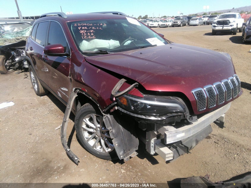VIN 1C4PJLCB4KD221266 2019 JEEP CHEROKEE LATITUDE