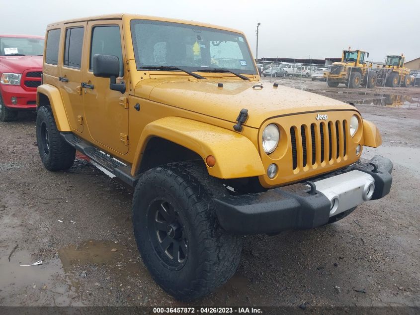 2014 JEEP WRANGLER UNLIMITED SAHARA - 1C4BJWEG7EL204315