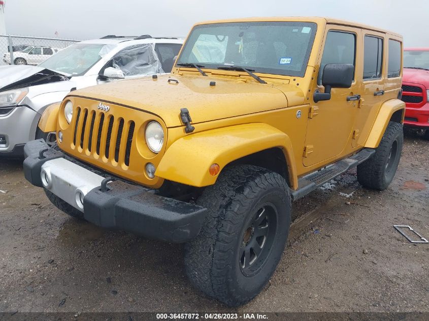 2014 JEEP WRANGLER UNLIMITED SAHARA - 1C4BJWEG7EL204315