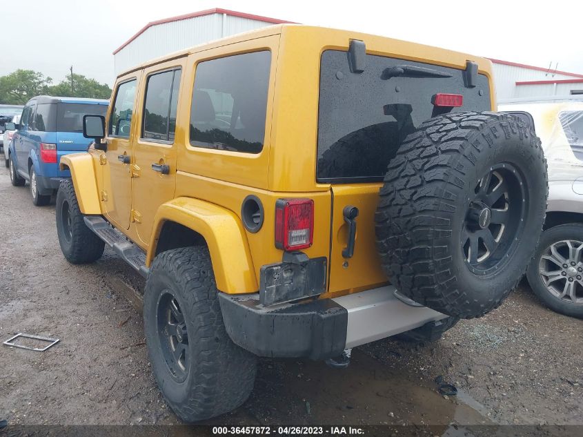 2014 JEEP WRANGLER UNLIMITED SAHARA - 1C4BJWEG7EL204315