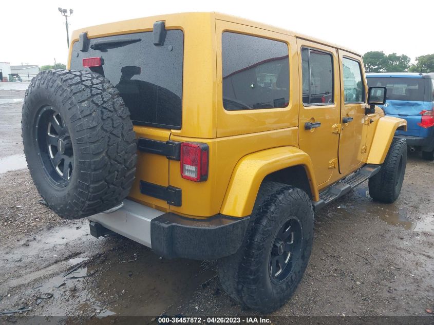 2014 JEEP WRANGLER UNLIMITED SAHARA - 1C4BJWEG7EL204315