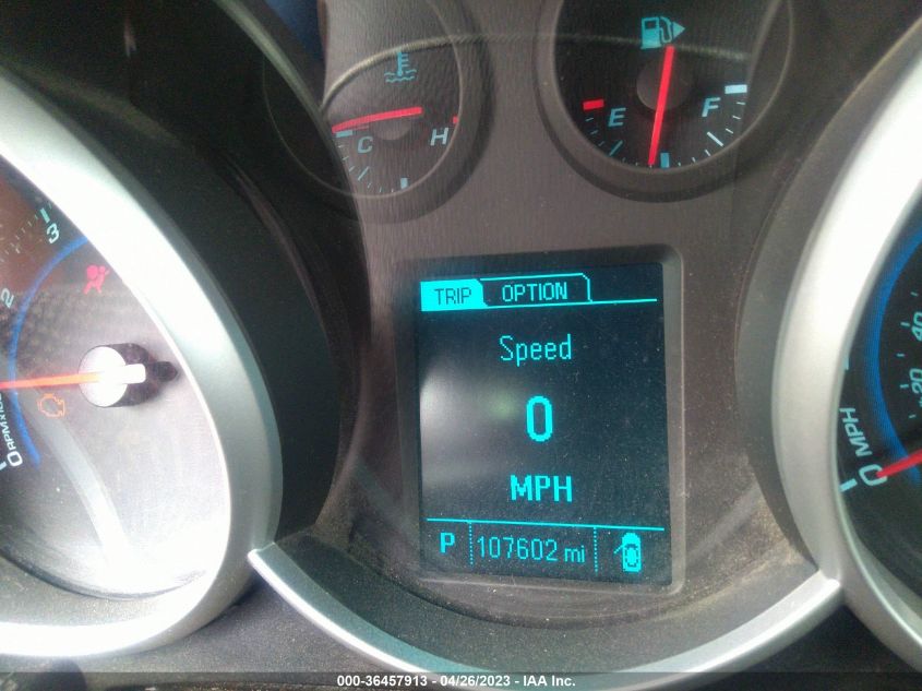 2013 CHEVROLET CRUZE 2LT - 1G1PE5SB6D7187908