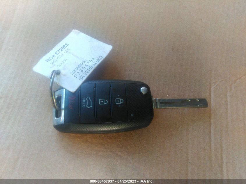 2015 KIA SOUL BASE - KNDJN2A23F7804794