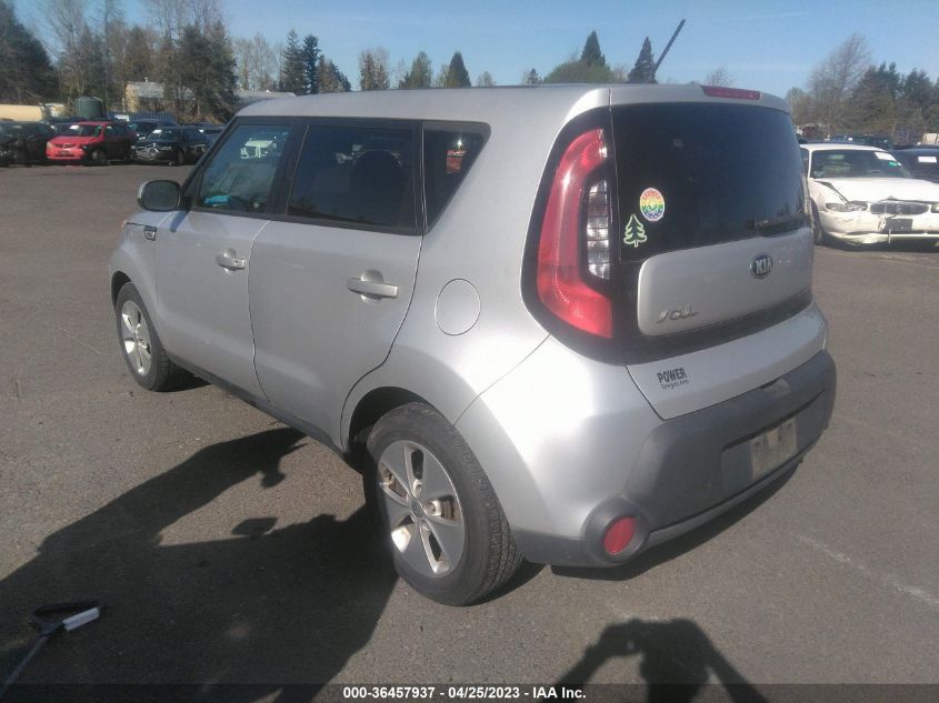 2015 KIA SOUL BASE - KNDJN2A23F7804794