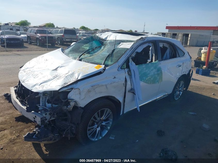 2013 LEXUS RX 450H JTJZB1BAXD2409921