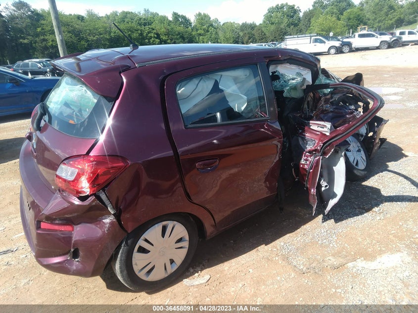 VIN ML32A3HJ5LH010567 2020 MITSUBISHI MIRAGE ES/SE