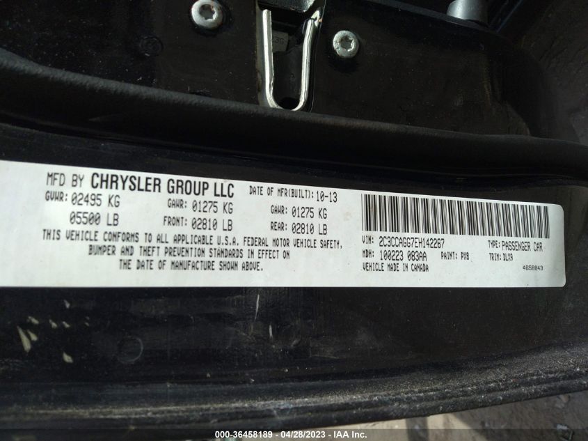 2014 CHRYSLER 300 300S - 2C3CCAGG7EH142267